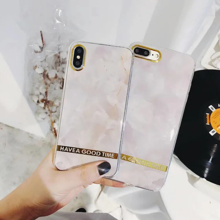 Phone Case For iPhone XR Silicone Mable Cover XS Max 7 Plus X 8 6 6S on Luxury Coque |