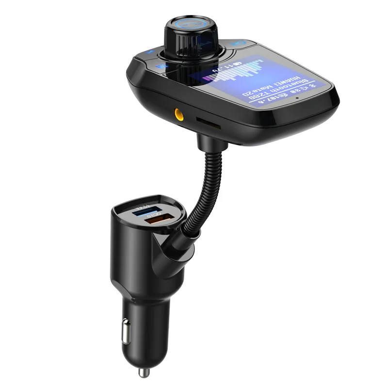 T26D Автомобильный MP3 цветной большой экран Беспроводная связь Bluetooth fm-launcher QC3.0