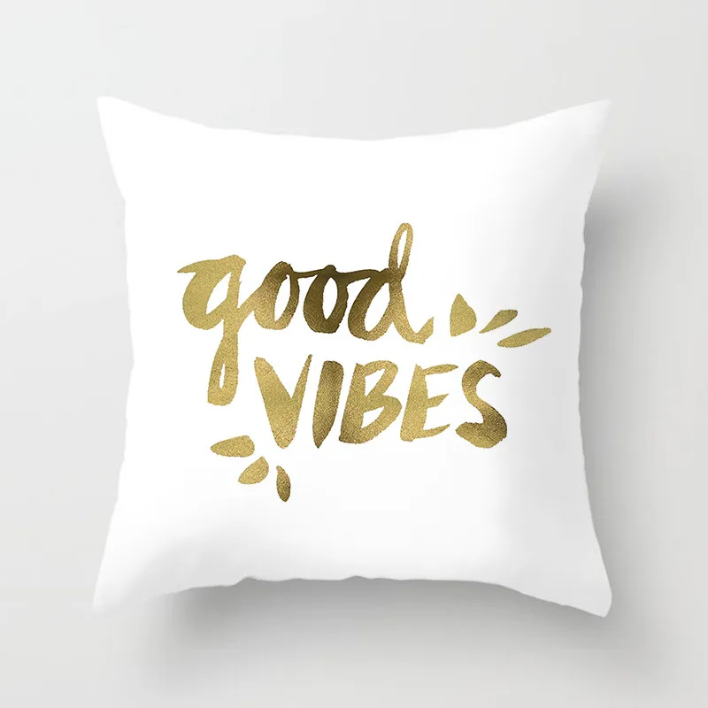 Fuwatacchi Mermaid Big Lips Letter Pillow Cover Stamping Cushion For Decor Home Sofa Chair Decorative White Pillowcase | Дом и сад