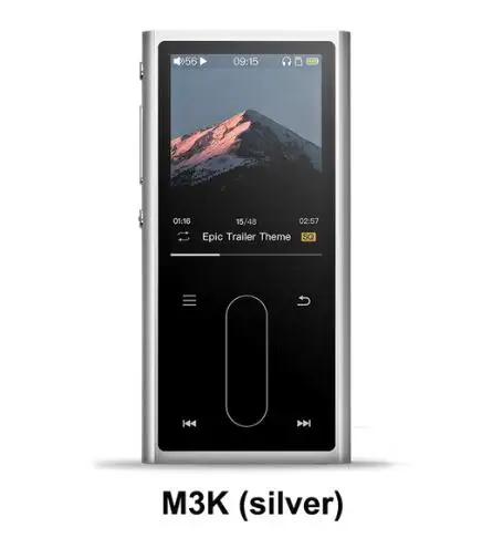 Silver FIIO M3K мини Hi-Fi Hi-Res без потерь портативный музыкальный плеер MP3 AK4376A ЦАП чипы Высокая точность Поддержка функция записи - Цвет: Silver