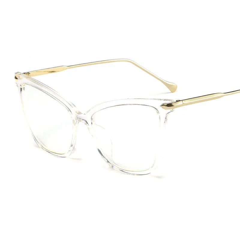 Новые модные классические очки по рецепту для женщин Кошачий глаз оправа с