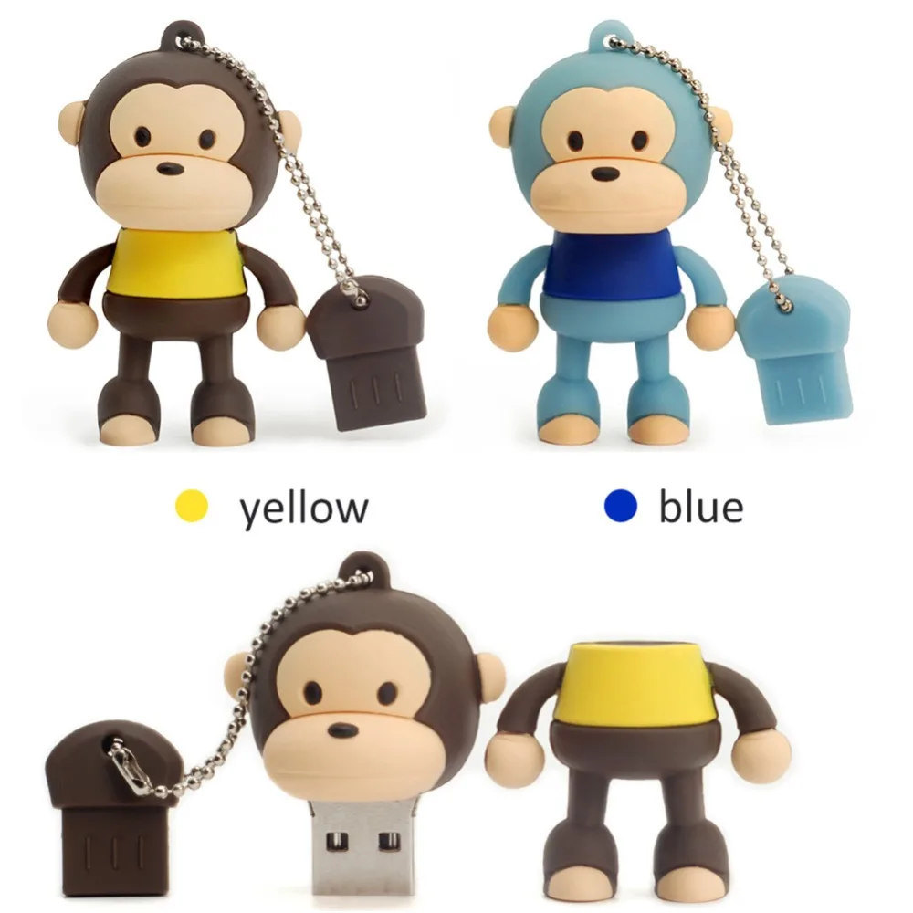 LEIZHAN Обезьяна Стиль карту флэш памяти с интерфейсом usb 2 0 флеш накопитель