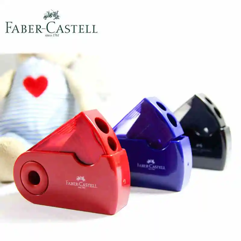 Точилка для карандашей Faber catell мини-контейнер пыли с отверстием цветной карандаш