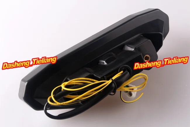 

e-Mark Motorcycle Integrated LED Tail Light Taillight Turn Signals Lamp For YAMAHA FZ-09 & MT-9 2014 Clear
