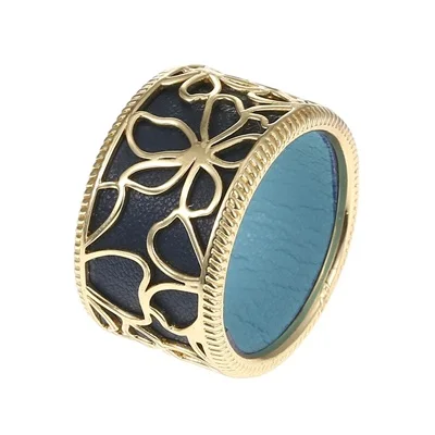 Cremo жоржет кольца коктейль Bague Cremo кольцо Жираф для женщин Сменные Cuir полые кожаные кольца элегантные Bijoux Femme