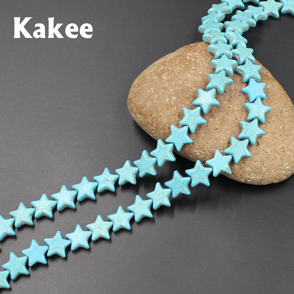 Kakee подвески из природного камня с бирюзовыми бусинами для самостоятельного