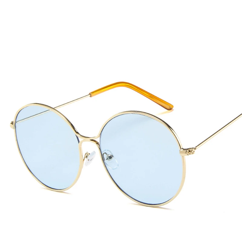 

New Brand Designer Vintage Oval Sunglasses Women Retro Clear Lens Eyewear Round Sun Glasses For Female Ladies Oculos De Sol