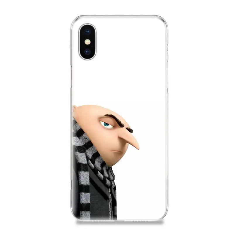 Миньоны Гру Agnes силиконовый чехол для телефона iPhone 7 8 6 6S Plus X 10 Ten 9 XS MAX XR 5 5S SE