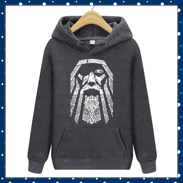 Новый бренд Odin Vikings Мужские весенние толстовки с капюшоном уникальная одежда