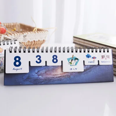 Мини календарь с принтом на заказ вечный столик сделай сам милый офисный