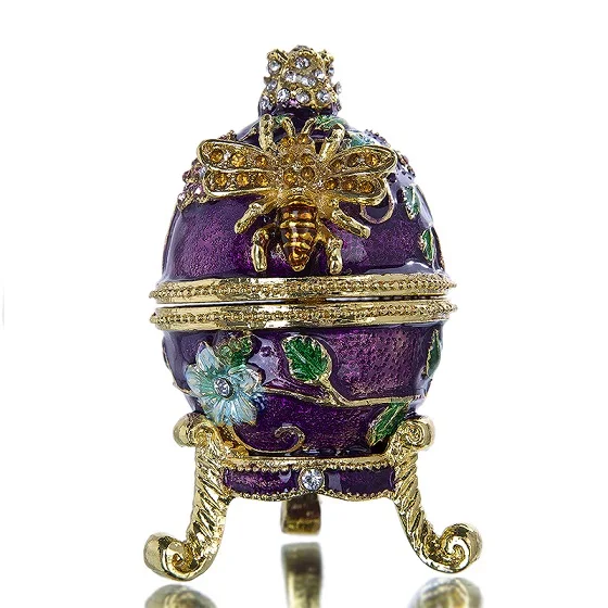 Type 2 H& D ручная роспись Краб Bejeweled безделушка коробка навесной животное декоративный держатель кольца(коробочка) статуэтка в коробке для хранения ювелирных изделий домашний Свадебный декор - Цвет: Type 2