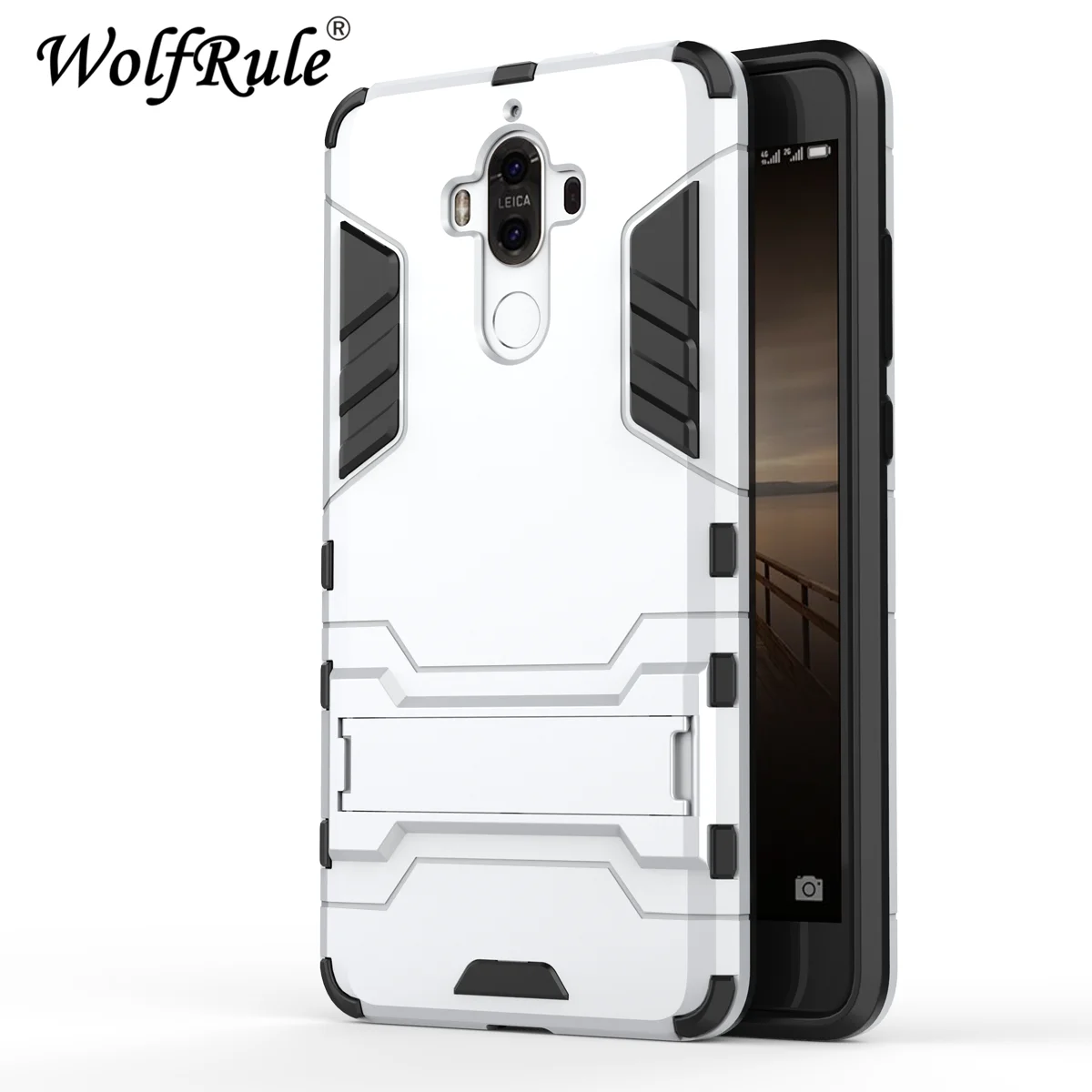 Чехол wolfrole для Huawei Mate 9 чехол силиконовый резиновый робот-броня Жесткий задней