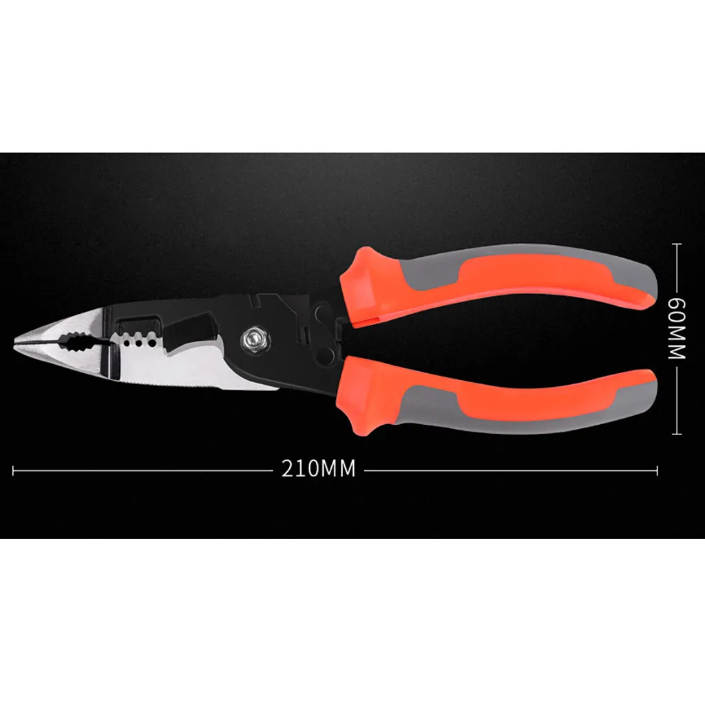 Электрик плоскогубцы 6 в 1 многофункциональные для зачистки проводов Длинные