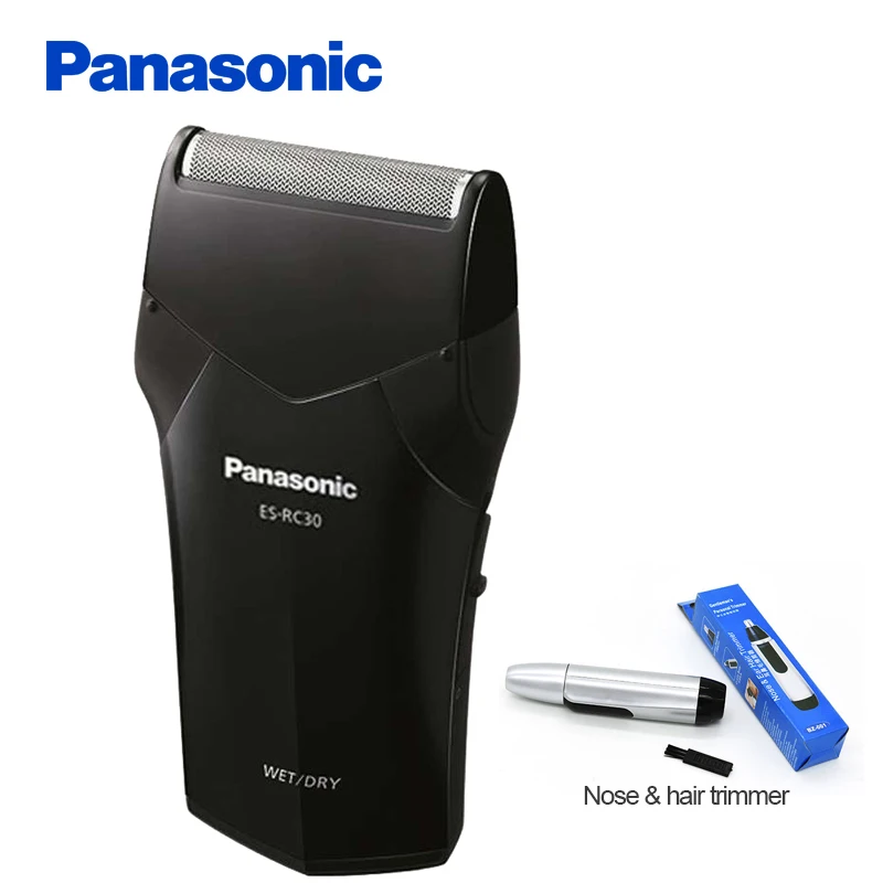 Panasonic электробритва ES-RC30 перезаряжаемая поддержка мытья тела Dyr& Wet эргономичная электрическая бритва для мужчин