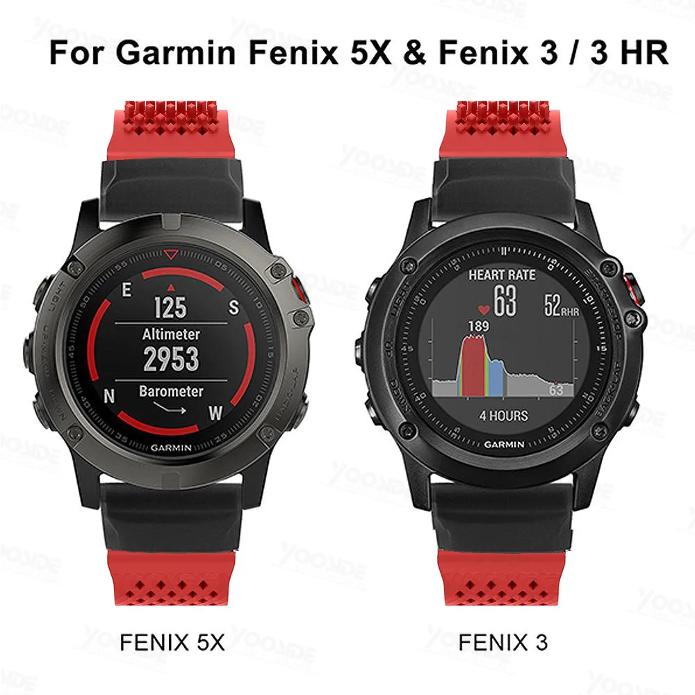 YOOSIDE дизайн без пряжки 26 мм быстросменный мягкий силиконовый спортивный большой