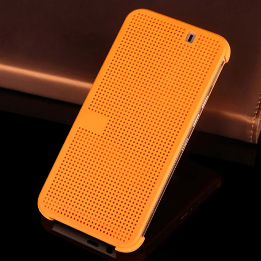 Orange Умный флип-чехол в горошек силиконовый чехол для htc One M9 Plus htc M9 OneM9 htc M9plus M9plus M 9 M9+ 9 Plus чехол для телефона s - Цвет: Orange