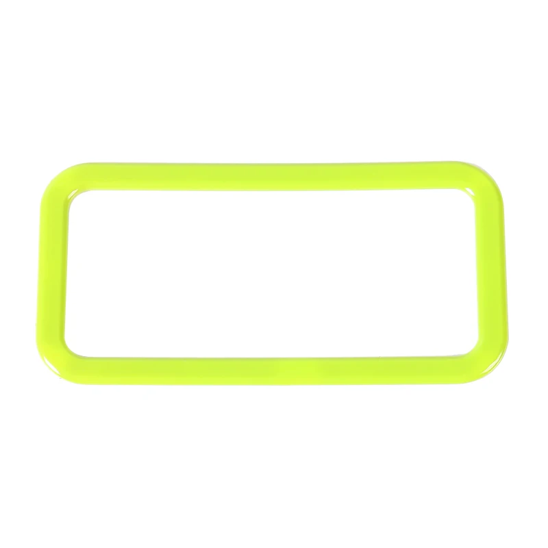 light green SHINEKA ABS автомобильный прикуриватель декоративная рамка, обшивка, накладка наклейки для Jeep Renegade- наклейки для интерьера - Название цвета: light green