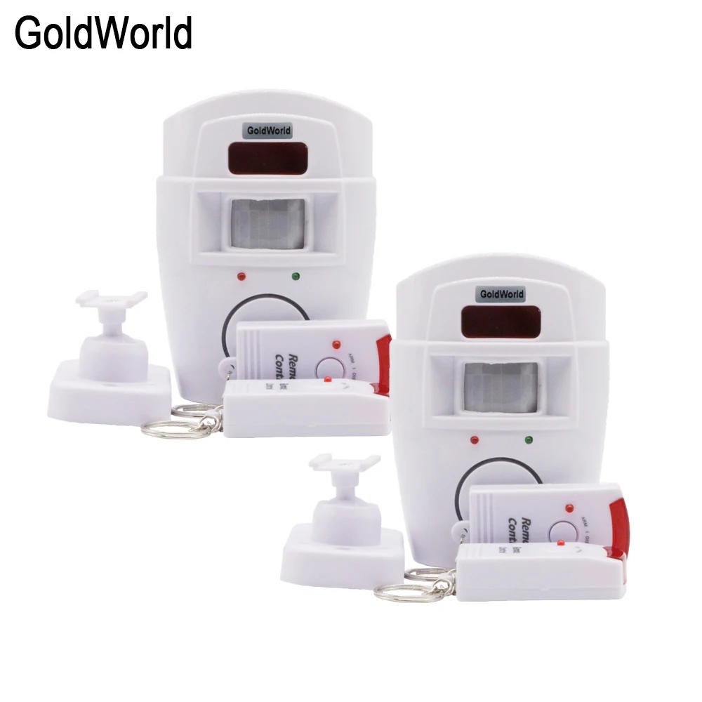 2 пульта дистанционного управления беспроводной для домашней безопасности PIR MP