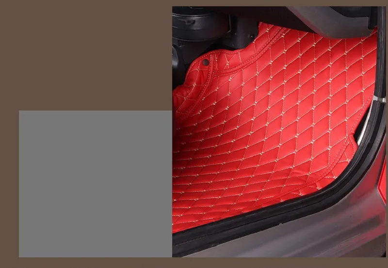 Двухслойный Кожаный Коврик для автомобиля, передние ковры для Smart fortwo 2009 2010 2011 2012 2013, аксессуары для интерьера
