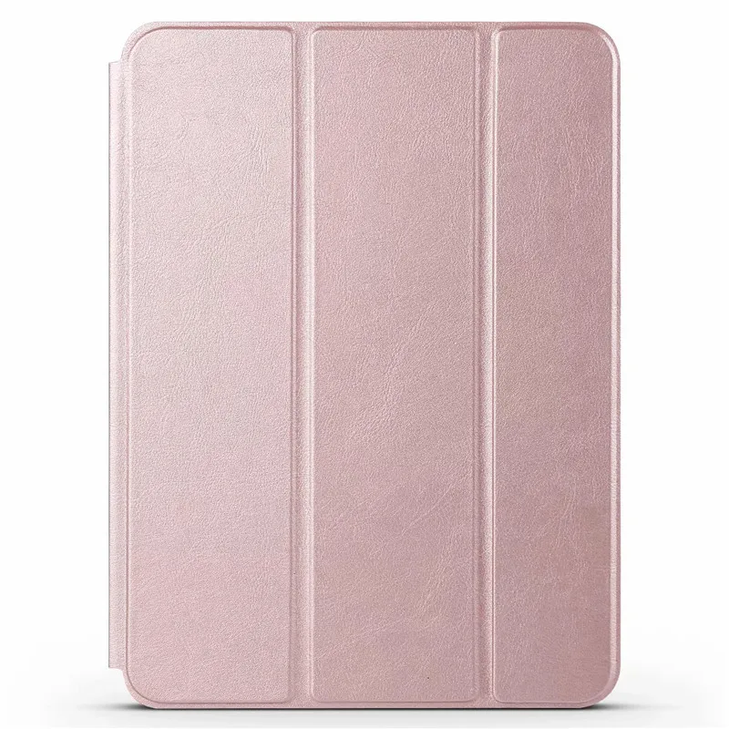 Rose Gold Тонкий роскошный чехол из искусственной кожи для iPad Pro 11, Магнитный чехол для нового iPad Pro 11 дюймов, автоматический режим сна+ экран+ стилус - Цвет: Rose Gold