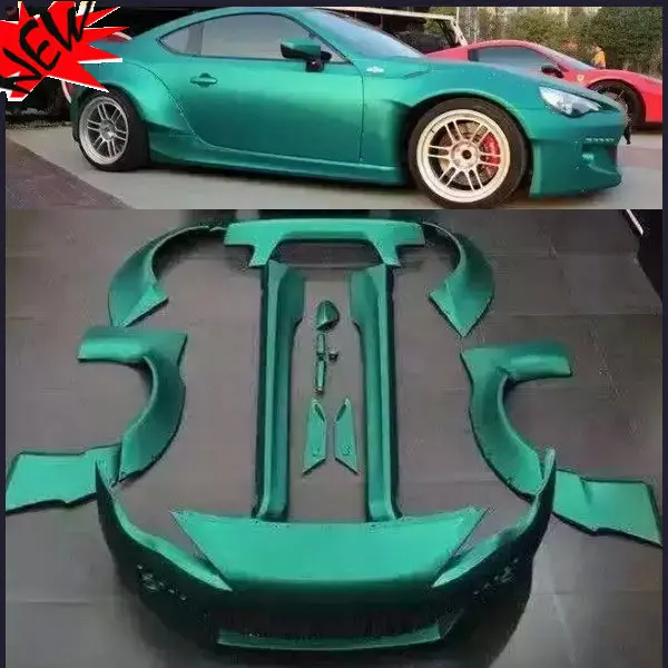 Весь комплект FRP авто аксессуары укладка обвес Bodykit ( передний бампер + боковые
