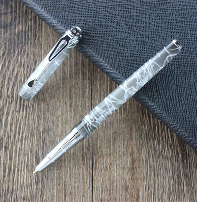 Jinhao 301 Роскошная Алмазная ручка 0 38 мм перьевая металлическая пишущие ручки