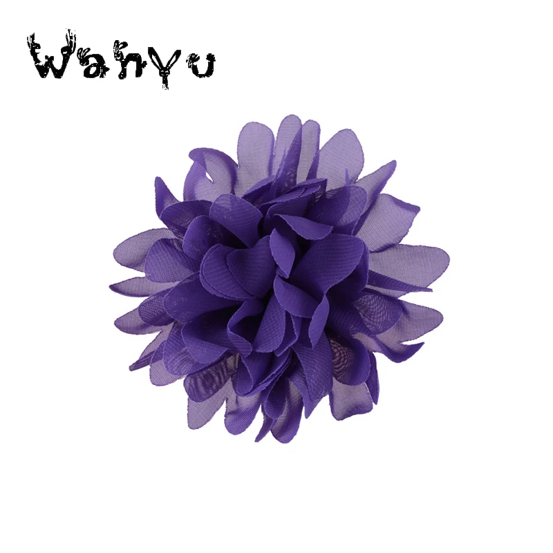 10cm Chiffon Fabric Flowers for Wedding Decoration DIY Wreath Crafts Fake Gift Box Shoe Clothing | Дом и сад
