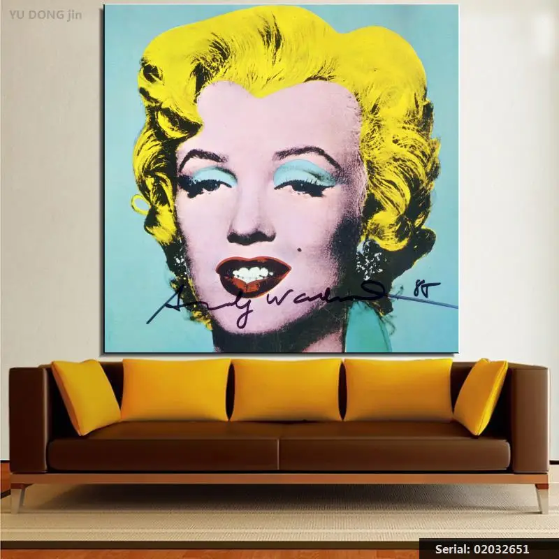 Yu dong jin Andy Warhol Still life абстрактная масляная живопись Рисование Искусство спрей без