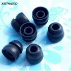 Силиконовые вкладыши для наушников, 10 шт., сменные двухслойные наушники-вкладыши, вкладыши для наушников, вкладыши для наушников, размер M