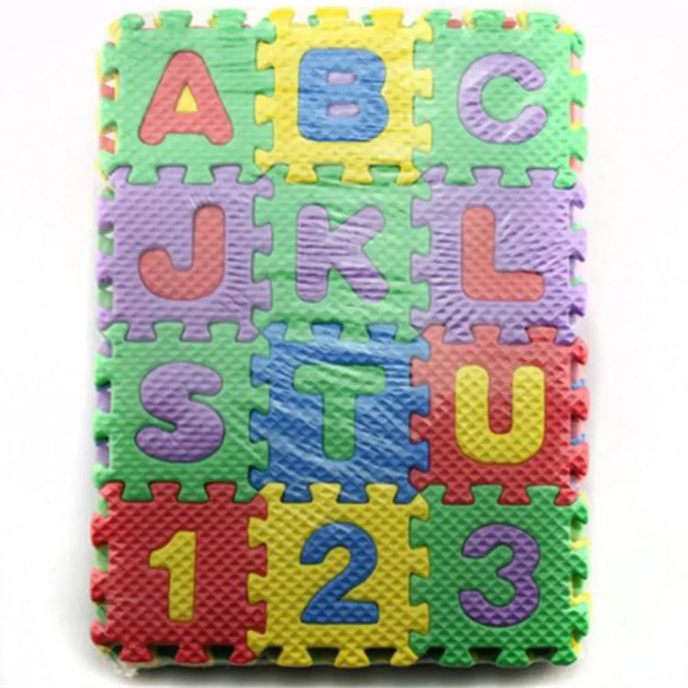 36 шт. Детские Eva пенопластовые цифры и алфавит игровой коврик образовательные