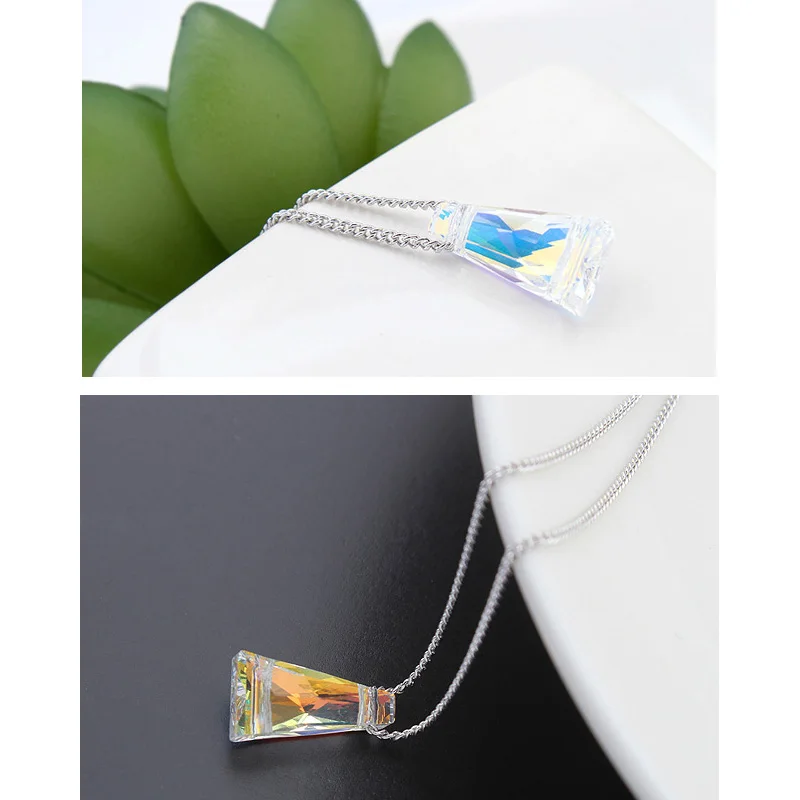 Перегородка оригинальные кристаллы Сваровски геометрические бусины ожерелья