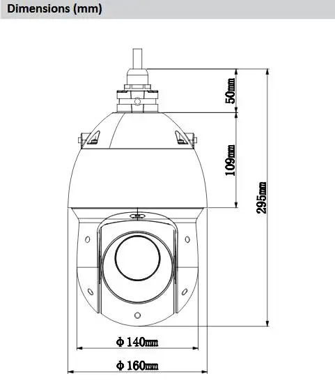 Dahua SD49225T-HN 2MP H.265 25x Starlight IR 100 м PTZ сетевая камера WDR POE+ IP66 слот для sd-карты DH-SD49225T-HN PTZ ip-камера