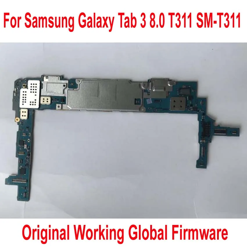 Материнская плата для Samsung Galaxy Tab 3 8 0 T311 глобальная прошивка оригинальная Рабочая
