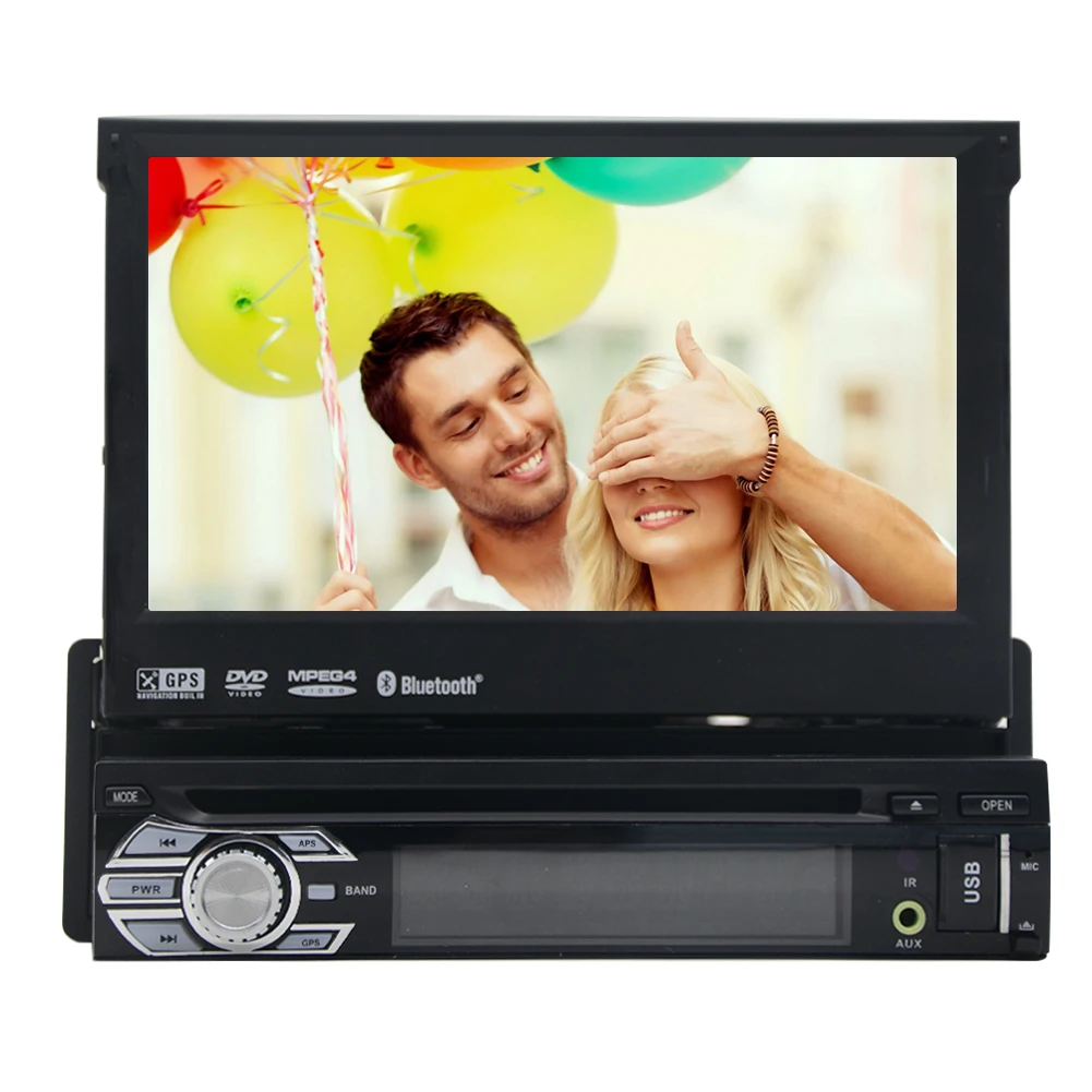 7 дюймов один 1 DIN WinCE dvd-плеер gps навигация автомобильный стерео Авто Аудио FM AM
