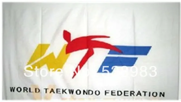 Бесплатная доставка звездный свет флаг WTF тхэквондо спорт каратэ продукт | Спорт
