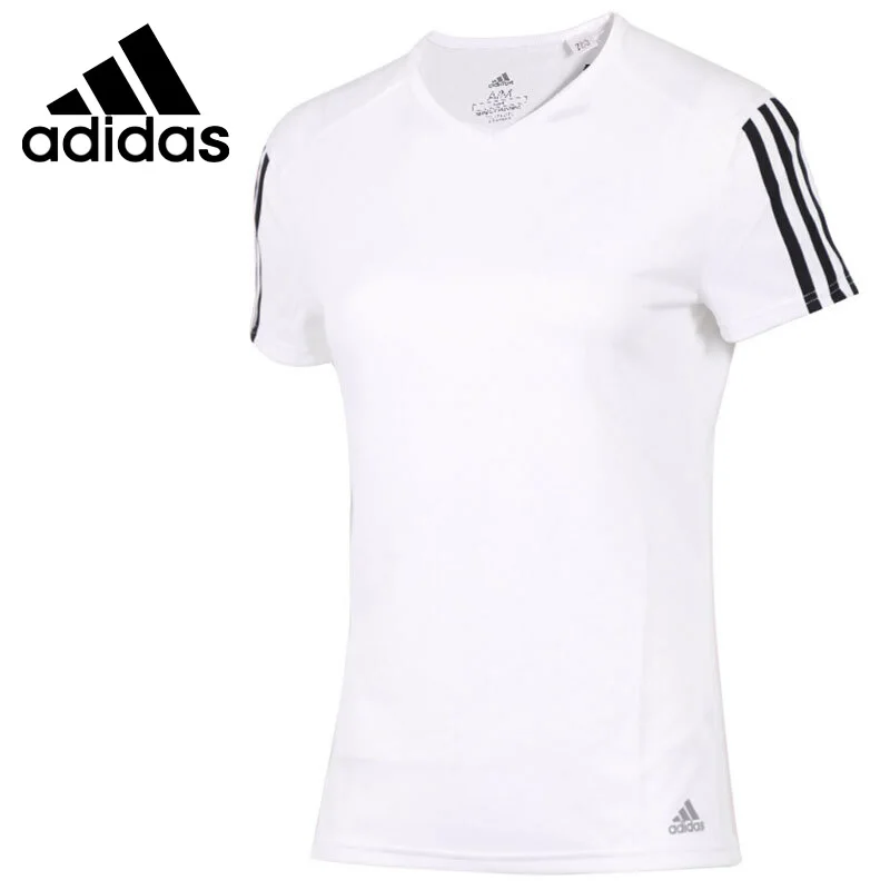 Оригинал Новое поступление 2018 Adidas RUN 3 S TEE W женские футболки с коротким рукавом