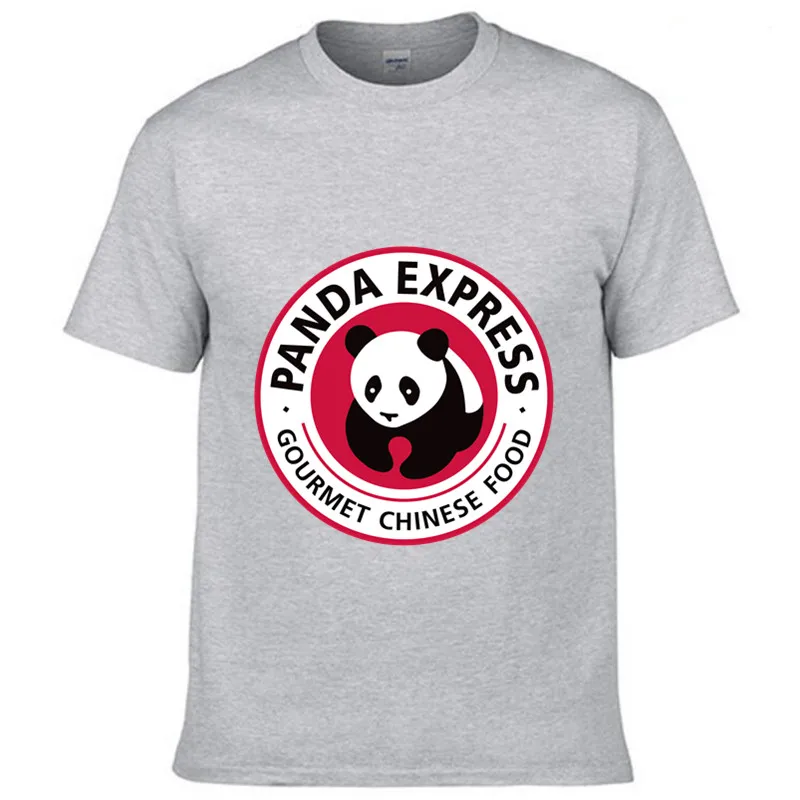 Бесплатная Доставка 100% Cutton Панда-Экспресс Мужская Повседневная 2017 Новый