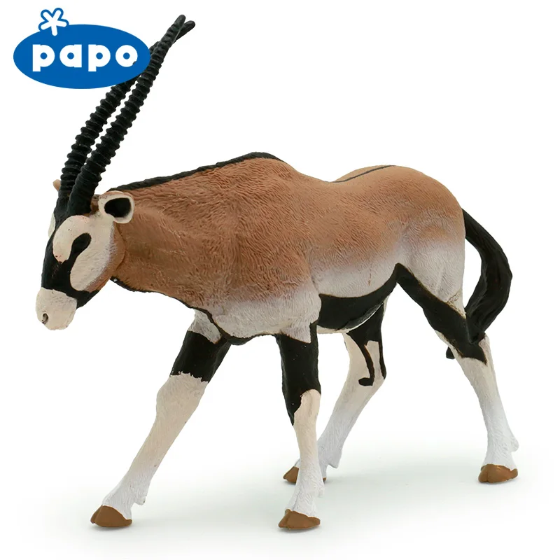 Papo дикие животные Oryx антилопы модель игрушки куклы|model toy|doll modeltoy model |