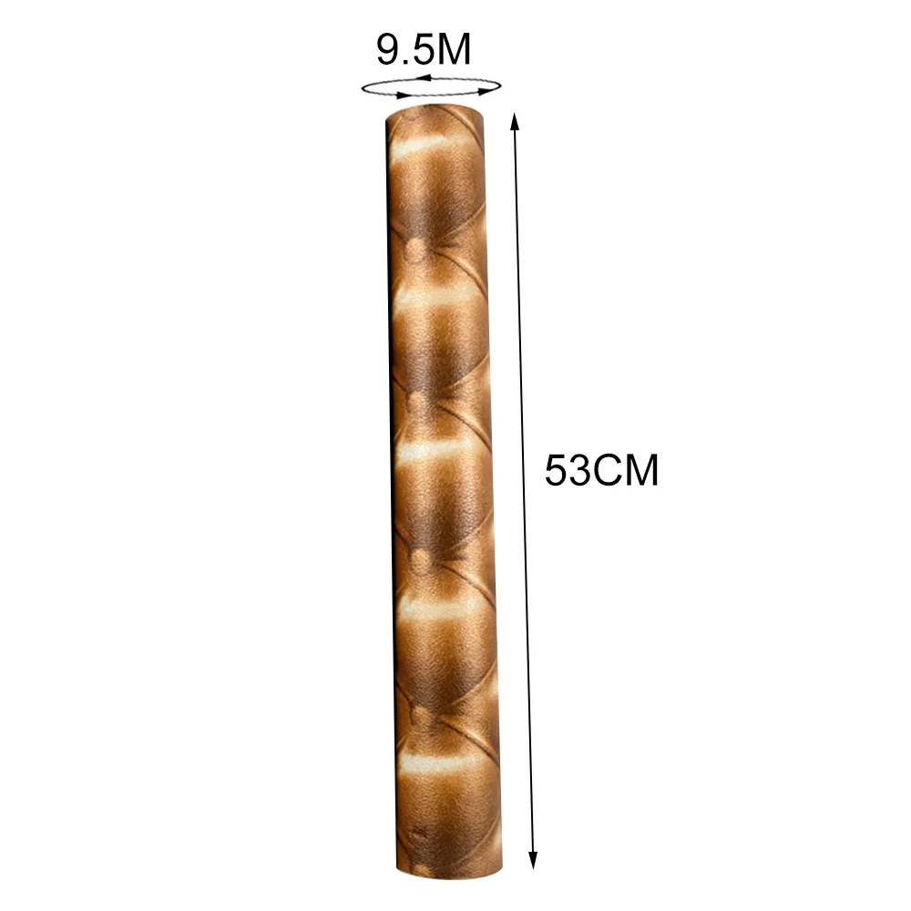 Европейский стиль 3D искусственная кожа мягкий пакет рулон водонепроницаемый