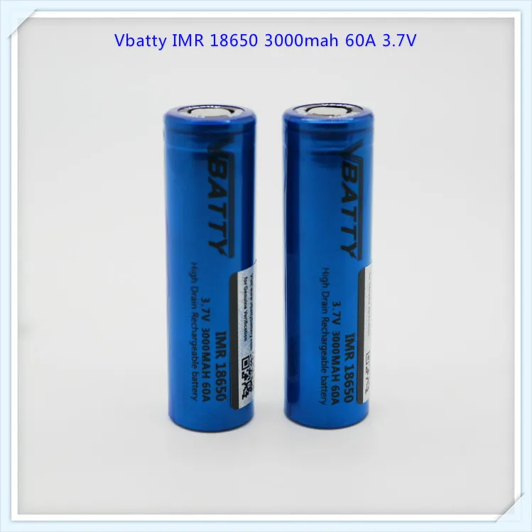 Аккумуляторная батарея Vbatty IMR V30 18650 3 7 В 60a se us18650vtc6 Оригинальная 3000 мАч 40a Li Ion (1