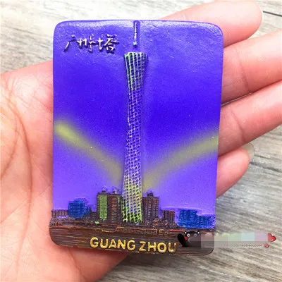 Магнитные туристические сувениры Guangzhou Китай украшение для дома|fridge magnet|china fridge