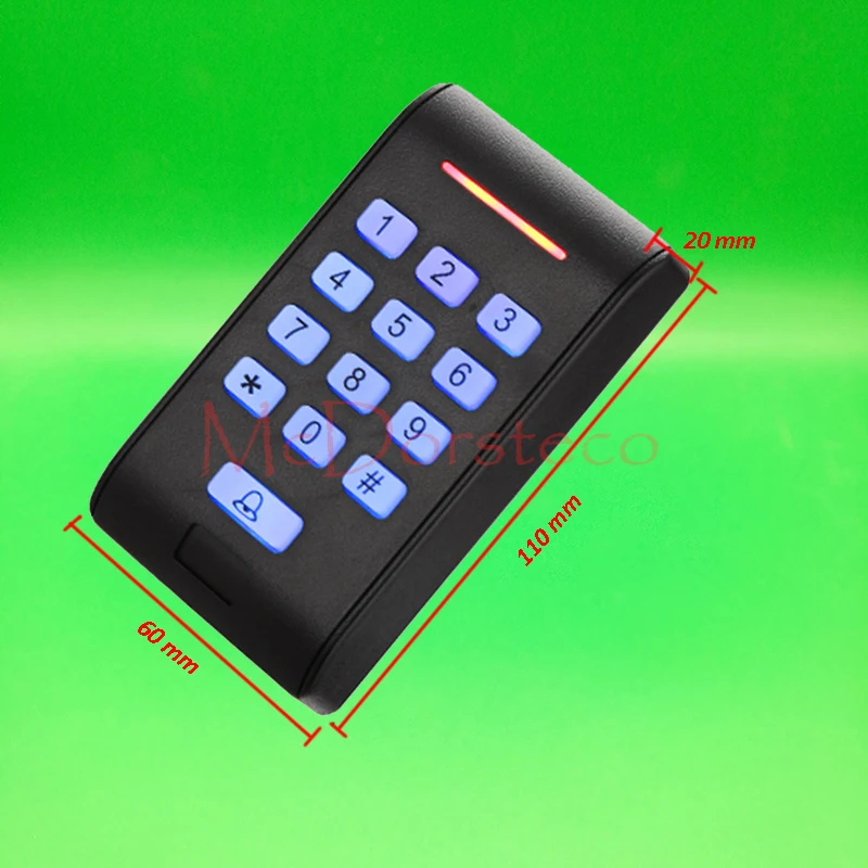 Подсветка клавиатуры 125 кГц Rfid Контроль доступа с картой EM ID одна подставка на