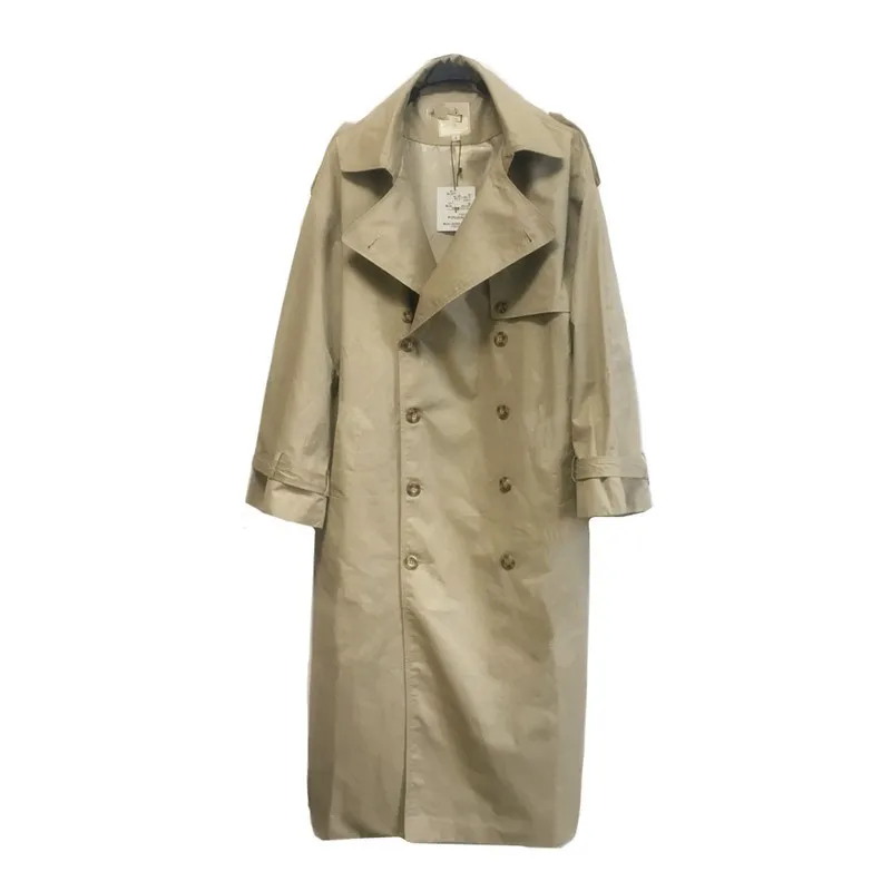 2018 Spring autumn long Sleeve Cotton Women Loose Windbreaker Casual Wild Fashion double Breasted Trench Coat | Женская одежда