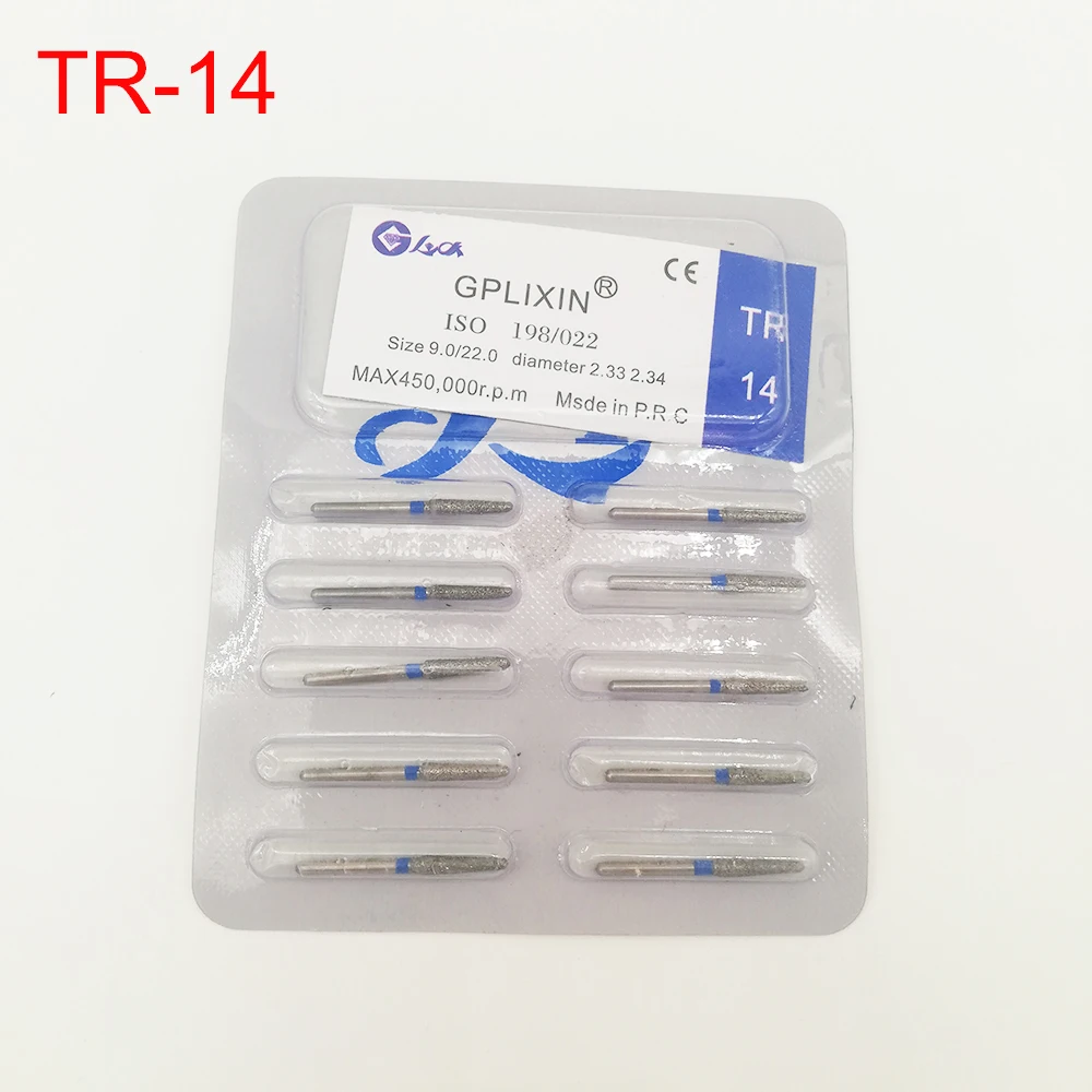 BR-31 Dental Diamond Burs Drill Dentistry Burs High Speed Handpiece Handle Diameter 1.6mm Dentist Tools BR-41 TR-13 FO32