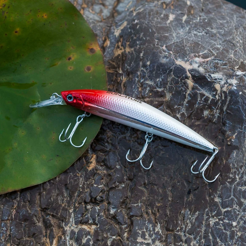 Runature Flash Minnow оседающая на дно приманка 110 мм 37 г искусственные приманки острые