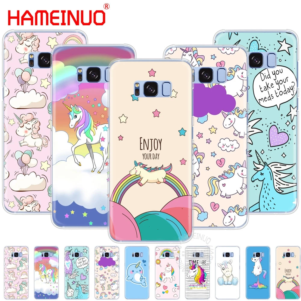 HAMEINUO Unicorn On Rainbow Jetpack cell phone case cover for Samsung Galaxy S9 S7 edge PLUS S8 S6 S5 S4 S3 MINI | Мобильные