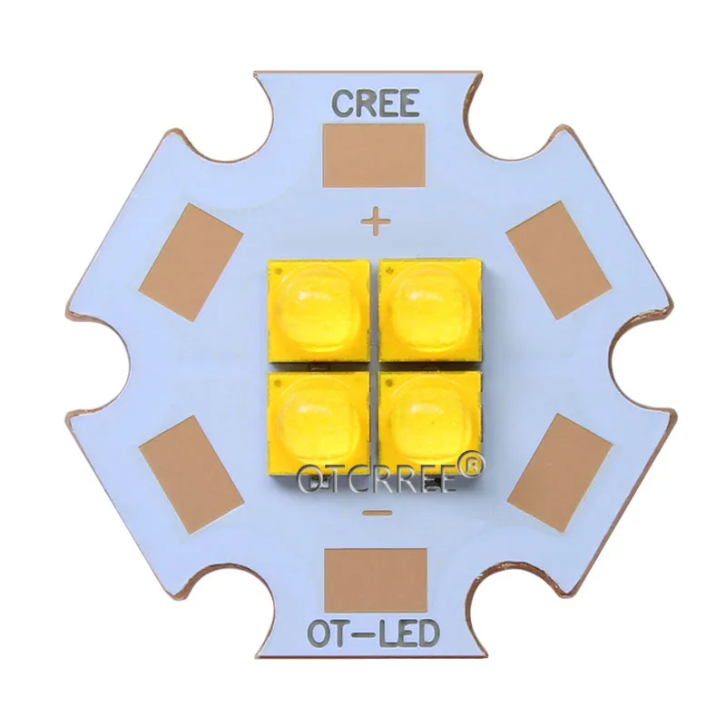 Cree XPG3 XP-G3 3V 6V 12V4Chips 10W-24W High Power LED Emitter Cool White / Warm White / Neutral White Colors on 20mm Copper PCB