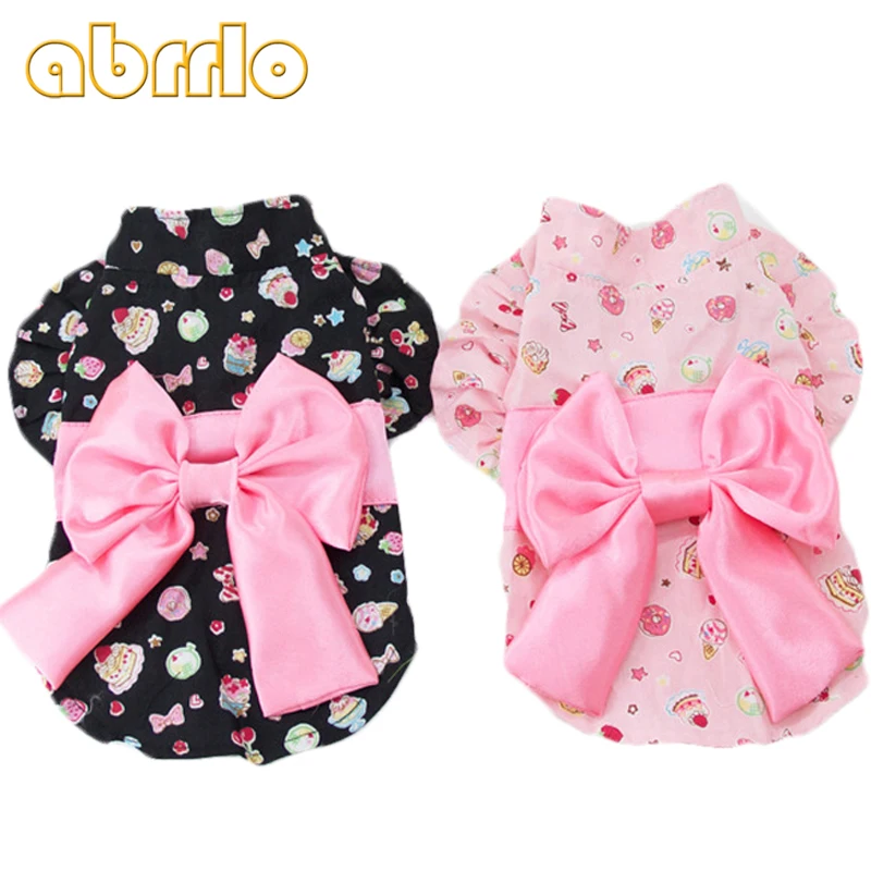 Abrlo Puppy Новая модная Однотонная юбка для питомца собаки галстук-бабочка животных