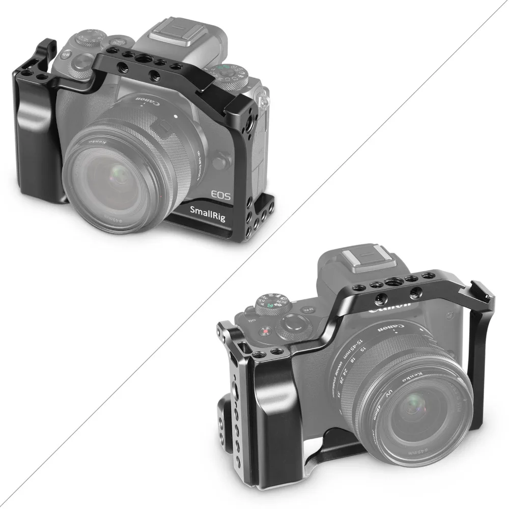Клетка SmallRig для камеры Canon EOS M50 и M5 с мягкой ручкой подключения монитора к
