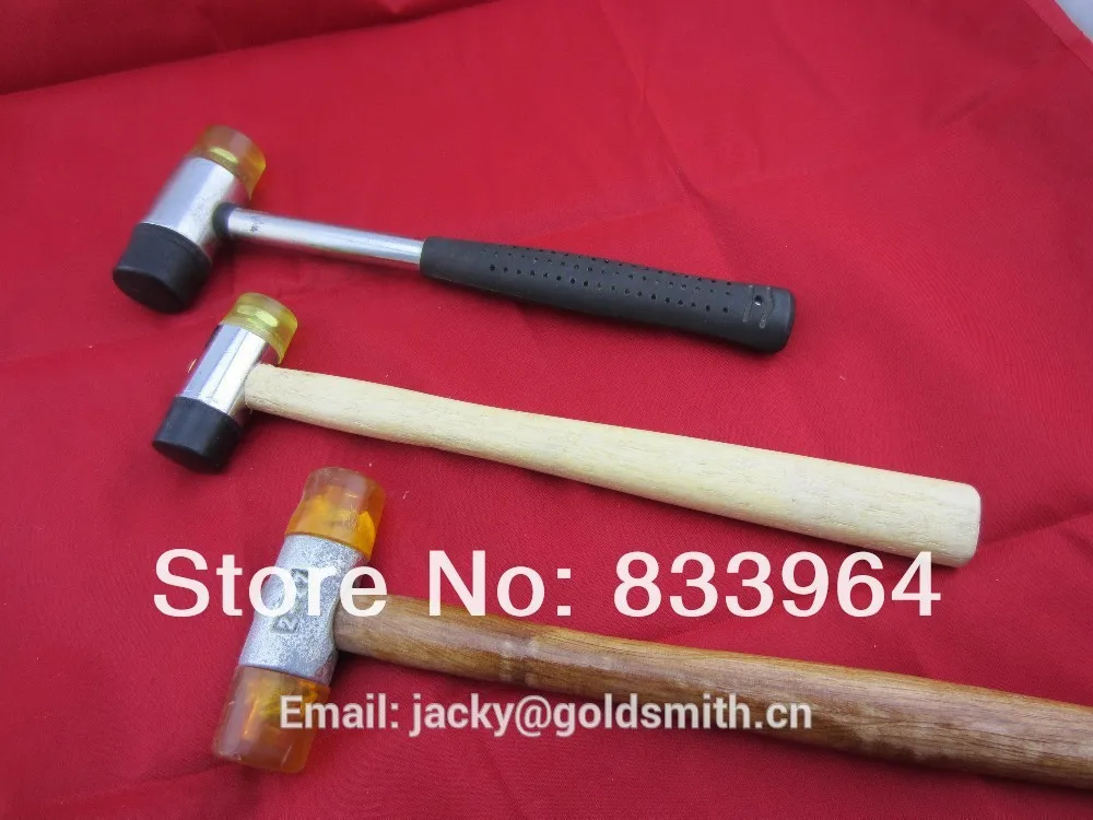 ЮВЕЛИРНЫЕ ИНСТРУМЕНТЫ, alibaba, Горячая 1 шт./лот goldsmith инструмент, Легкий резиновый молоток, молотки, ювелирный станок и машина